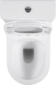 Erga Siena, WC kombi misa 620x365x820 mm, Rimless + toaletné sedadlo, biela lesklá, ERG-V03-SIENA-RIM-WH
