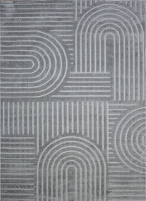 Koberec Zen Garden 2405 GREY – sivý obdĺžnikový s vzorom Rozmer: 60x100 cm