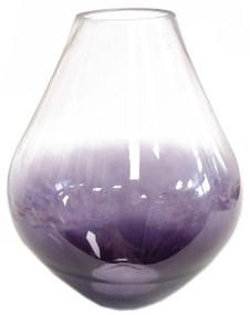 Váza sklenená Purple 29 x 24 x 24 cm