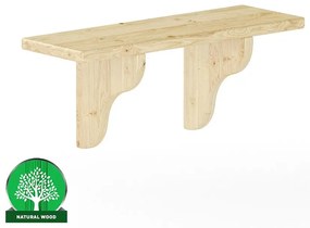 Polička borovica PK122-60x25x20 surová