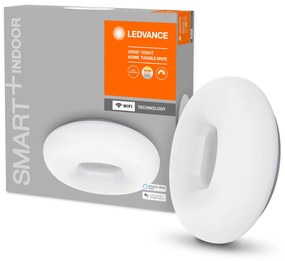 LEDVANCE Chytré LED stropné osvetlenie SMART WIFI ORBIS DONUT, 26W, teplá biela-studená biela, 40cm, okrúhle