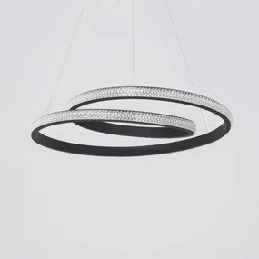 LED luster Grania 55 čierne