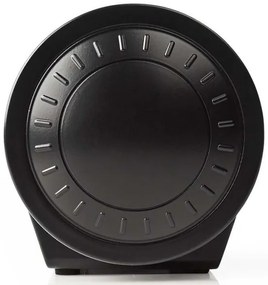 Nedis CLAR005BK - Rádiobudík s LED displejom a projektorom 230V