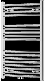 Mexen Ares kúpeľňový radiátor 900 x 600 mm, 342 W, chróm - W102-0900-600-00-01