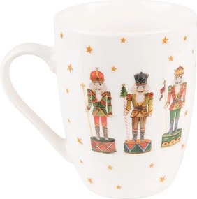 Porcelánový vianočný hrnček s Luskáčikmi Happy Little Christmas - 12*8*10 cm / 300 ml