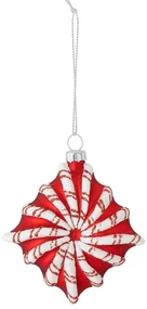 Sklenená vianočná ozdoba 9 cm Candy – Bloomingville