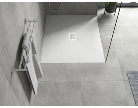 Mexen Hugo, obdĺžniková sprchová vanička SMC 120 x 100 cm, biela, biela krytka, 42101012-W