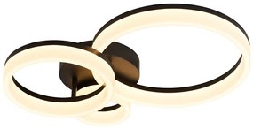 Rabalux 71385 - LED Stropné svietidlo AMILIA LED/24W/230V 3000/4000/6500K čierna