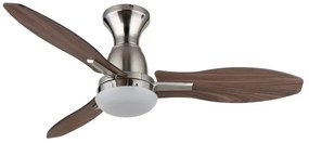 Globo 03671N - LED Stm. stropný ventilátor GALE LED/22W/230V 3000/4500/6000K +DO