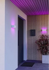 Eglo 901955 - LED RGBW Stmievateľné vonkajšie nástenné svietidlo SANIA-Z LED/10W/230V IP55 biele