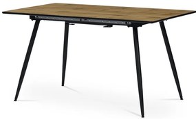 Autronic BONTEC Jedálenský stôl rozkladací 140-180x80 cm, mdf, dub, HT-921 OAK Farba: Hnedá