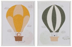 Detské obrázky v súprave 2 ks 30x40 cm Balloon – Ixia