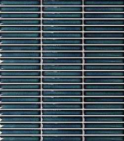 Keramická mozaika Premium Mosaic Kit Kat aqua blue 28x31 cm lesk MOSKK3AQBLL