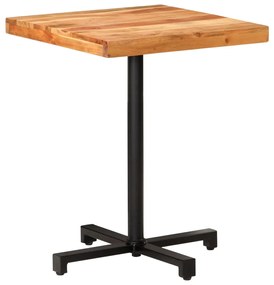 Bistro stôl štvorcový 60x60x75 cm akáciový masív