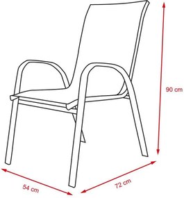 Set záhradného nábytku 5-dielny VIKING L + RAMADA/ALINA