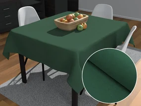 Biante Veľký dekoračný štvorcový obrus BKS-412 Zelený 220x220 cm