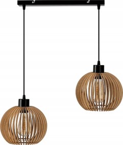 LED stropná závesná lampa s nastaviteľnou atmosférou 2xE27 do kuchyne a obývačky