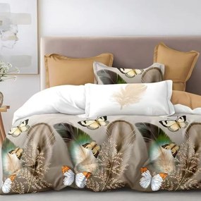 Krepové obliečky Homa CEREA BUTTERFLY 3-dielna sada 140x200 cm