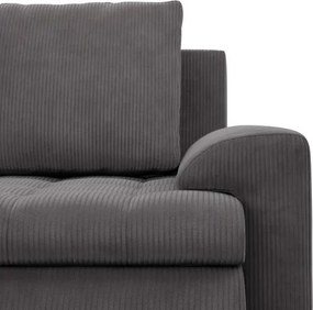 Sedacia súprava FORESTA ULL Poso v tvare U tmavosivá