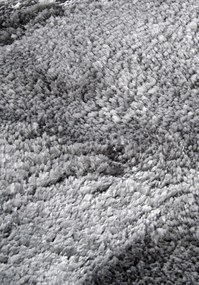 ELLE Decoration, Kusový koberec Cosy 106110 Silver kruh z kolekcie Elle, 160x160 (priemer) kruh, šedá, obývacia izba