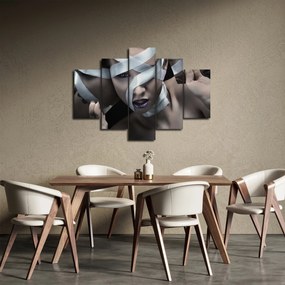 Obraz ženy so stuhou (150x105 cm)