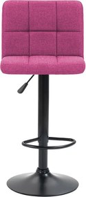 Barové stoličky s látkovým poťahom, 2 ks, rôzne farby- pink