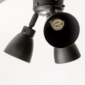 ZEVENTI - Stropný ventilátor ZURRIOLA 3xGU10/50W/230V