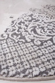 Koberec GALYA GAK11C sivý / hnedý kruh