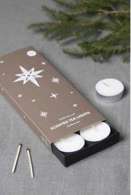 Pluto Design Vonné čajové sviečky Northern Star – sada 10 ks