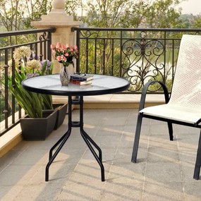 Dekorstudio Okrúhly stôl na balkón ISLAND 90cm