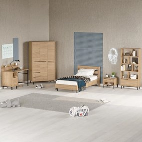 Set Aria - jednolôžková posteľ a nábytok