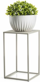 STOJAN NA KVETINÁČ SIMPLE 40X24X24 CM BÉŽOVÁ