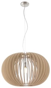 Eglo 95042 - Závesný luster na lanku STELLATO 1xE27/60W/230V priemer 70 cm béžový