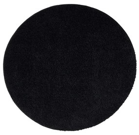 Dekorstudio Shaggy okrúhly koberec CITY 500 čierny Priemer koberca: 120cm
