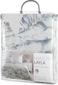PREHOZ NA POSTEĽ LAYLA 200X220 CM LISTY