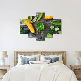 Obraz so zeleninou (150x105 cm)