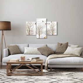 Obraz - Jelene pred riekou (90x60 cm)