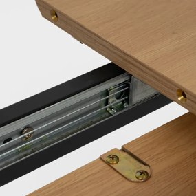 Rozkladací stôl 708862 A béžový / čierny