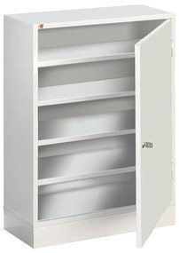 Kancelárska skrinka SERVE, 800x660x275 mm, biela