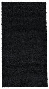 Koberec Shaggy Dream 0,6/1,1 8003 čierna