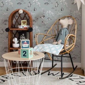 Tapeta čiernobielej rybičky 280x50 cm