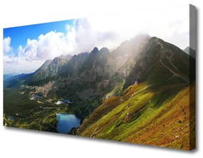 Obraz Canvas Hory lúka príroda 120x60 cm