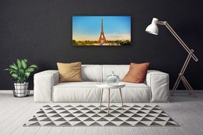 Obraz Canvas Eiffelová veža paríž 120x60 cm