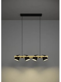 Eglo 900883 - LED RGBW Stmievateľný luster na lanku HORNWOOD-Z 4xLED/3,7W/230V