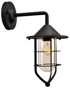 Vonkajšie nástenné svietidlo TAMA 1xE27/60W/230V IP44 čierna