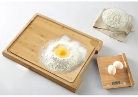 Digitálna kuchynská váha 1xCR2032 + bambusová doska