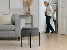 CH Taburetka s úložným priestorom Nora - sivá