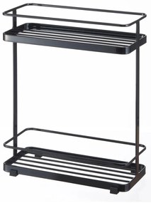 Čierny dvojposchodový organizér Yamazaki Tower