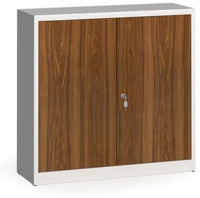 Alfa 3 Zvárané skrine s lamino dverami, 1150 x 1200 x 400 mm, RAL 7035/orech