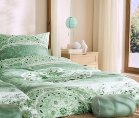 Džersejová napínacia plachta, štandardná veľkosť, svetlozelená